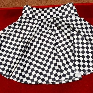 Checkered skirt
